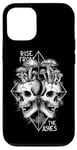 Coque pour iPhone 14 Motif tête de mort unique Rise from the Ashes