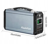 Centrale électrique portable Flashfish G300 énergie solaire camping 300W Lithium batterie portable pour camping 222Wh AC 220V power bank portable chargeur alimentation camping-car station solaire USB