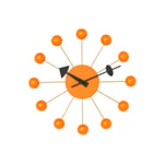 Vitra - Ball Clock väggklocka Orange - Klockor - George Nelson - Orange