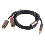  Cable Hifi Stereo 3.5Mm To  Audio Cable Aux  Jack 3.5 Y Splitter for8964