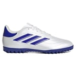 adidas Mixte Copa Pure II Club Football Boots Turf Chaussures, Footwear White/Lucid Blue/Solar Red, 39 1/3 EU