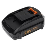 EXTENSILO Batterie compatible avec Worx WX176.9, WX178, WX178.1, WX178.9, WX279, WX279.9, WX183, WX279E outil électrique (2500 mAh, Li-ion, 20 V)