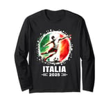 Italian Football from Italy Sports T-Shirt Italy 2025 Long Sleeve T-Shirt