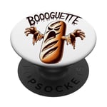 Baguette drôle de baguette effrayante pour Halloween Boo PopSockets PopGrip Interchangeable