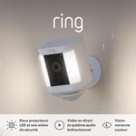 Spotlight Cam Plus Battery par | Caméra de surveillance extérieure wifi sans fil, vidéo HD, audio bidirectionnel, projecteurs LED, facile à installer | 2 Caméras.[G302]