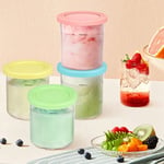 4PCS Ice Cream Pints and Lids for Ninja Creami NC301 NC300 NC299AMZ Series9742