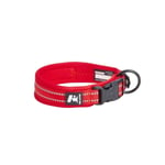 Feel Active Padded Hundhalsband R&ouml;d (1,5 x 25-35 cm)