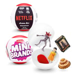 Mini Brands Netflix capsule by ZURU, Surprise Toy with Collectible Minis, Blind Packaging, Iconic Show themed Minis (2 Capsules)