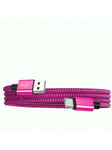 USB A - Type C -pikakaapeli, USB C -kaapeli Nylon punottu Android-laturijohto, Yhteensopiva Samsung Galaxy S21 S20 S10 S9 S8 Note 20 1 0 9 8 7,A71 A51 A32,,Moto,PS5 ja C-tyypin eri laitteiden kanssa - Hot Pink