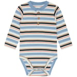 Hust&Claire Bjorn Randig Baby Body Ljusblå | Blå | 92 cm