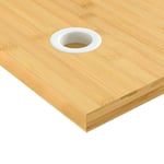 Bordplade til skrivebord 80x40x2,5 cm bambus