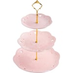 Candy Cake Stands 3 Tier Ceramic Cupcake Stand Trays Dessert Tiers For Parties Weddings Birthdays