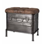 Banc & Coffre de Rangement "Cervin" 51cm Anthracite