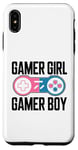 Coque pour iPhone XS Max Gamer Girl or Gamer Boy Sexe Reveal Future Parent Dad Mom