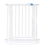 Bettacare Auto Close Stair Gate, 68.5cm - 75cm, White, Narrow, Narrow Pressure Fit Safety Gate, Baby Gate, Safety Barrier for Doors Hallways and Spaces, Easy Installation