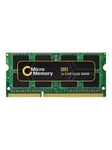 CoreParts Memory - DDR3 - 4 GB - SO-DIMM 204-pin - unbuffered