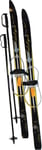 Edsbyn Kids' Ski Set with Cable Binding+Poles Black/yellow, 110