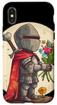 iPhone X/XS Valentine's Knight with flowers in hand costume Case