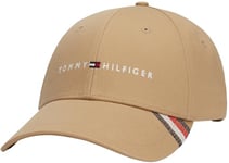 Tommy Hilfiger Men's Cotton Baseball Cap, Green (Classic Khaki), One Size