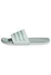 adidas Femme Adilette Comfort Slides, Crystal Jade/Linen Green, 44 2/3