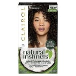 CLAIROL NATURAL INSTINCTS HAIR COLOR DYE NO AMMONIA 4 DARK BROWN BRAND NEW