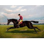 Artery8 After Stull Racehorse Iroquois Art Print Canvas Premium Wall Decor Poster Mural