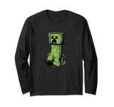 Minecraft Creeper Graffiti Sit Long Sleeve T-Shirt