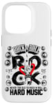 Coque pour iPhone 14 Pro Rock and Roll Graphic Tees - I Love Rock N' Roll Designs