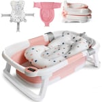 Foldable Portable Baby Bathtub Newborn Bathtub With Bath Mat And Shower Net