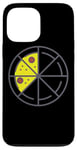 iPhone 13 Pro Max Pizza 3 Slices Cheese Pepperoni Funny Geometric Food Retro Case