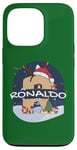 Coque pour iPhone 13 Pro Awesome Ronaldo Name w Santa Hat in Xmas Theme Christmas