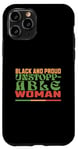 Coque pour iPhone 11 Pro Chemise noire du mois de l'histoire pour femme