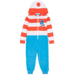 Wheres Wally? Childrens/Kids Costume Sleepsuit - 13-14 Years