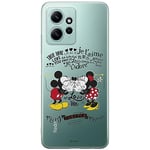 ERT GROUP Coque de téléphone Portable pour Xiaomi REDMI Note 12 4G Original et sous Licence Officielle Disney Motif Mickey & Minnie 005 adapté à la Forme du téléphone Portable, partiel imprimé