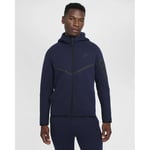 Nike Luvtröja Tech Fleece 24 FZ Vindjacka - Navy/Svart, storlek Small