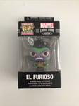 MARVEL:LUCHA LIBRE - EL FURIOSO POCKET FUNKO POP! KEYCHAIN