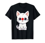 Red Nose Cat for Kids Cute Red Nose Funny Red Nose Cat 2024 T-Shirt