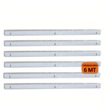 Kit Crémallière 30X12 6 Mètres M4 En Acier Galvanisé Pour Portail Coulissant