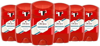 6X Old Spice Whitewater Deodorant Stick, 50 ml,