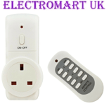 1 WAY WIRELESS REMOTE CONTROL PLUG IN SOCKET MAINS 13A ENERGY SAVING