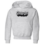 Scooby Doo Retro Mono Logo Kids' Hoodie - Grey - 5-6 Years - Grey