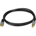 Klotz USB-AB1 - USB-kabel 1,5m USB-A til USB-B