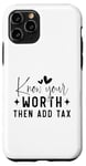 iPhone 11 Pro Inspirational Motivational Quotes Know Your Worth Case