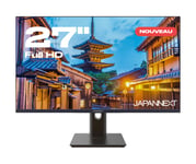 JapanNext JN-IPS27FHDR-C65W-HSP | Écran PC Bureautique | 27" | FULL HD | 100 Hz | USB-C (+ charge 65W)