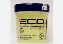 ECO Style Professional Styling Gel Black Castor & Flaxseed Oil Alcohol Free 16oz