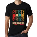 Homme Tee-Shirt Surf D'été À Barcelone - Summer Time Surf In Barcelona - T-Shirt Graphique Éco-Responsable Vintage Cadeau Nouveauté