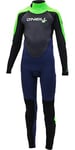 O'Neill Wetsuits Epic Combinaison en néoprène pour garçon 5/4 mm Fermeture éclair dans Le Dos Bleu Marine/Noir/Dayglo, 8