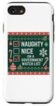 iPhone SE (2020) / 7 / 8 Funny Christmas Naughty Nice or On A Government Watch List Case