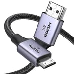 UGREEN Câble Mini HDMI vers HDMI 2.1 8K 60 Hz Câble Mâle vers Mâle Bidirectionnel 4K 240Hz eARC 3D Dolby Vision HDCP Compatible avec Tablette HDTV Raspberry Pi Zero W Caméra Moniteur (2M)