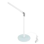 (White)LED Simple Eye Protect Table Lamp Adjust Bedroom Desk Lamp